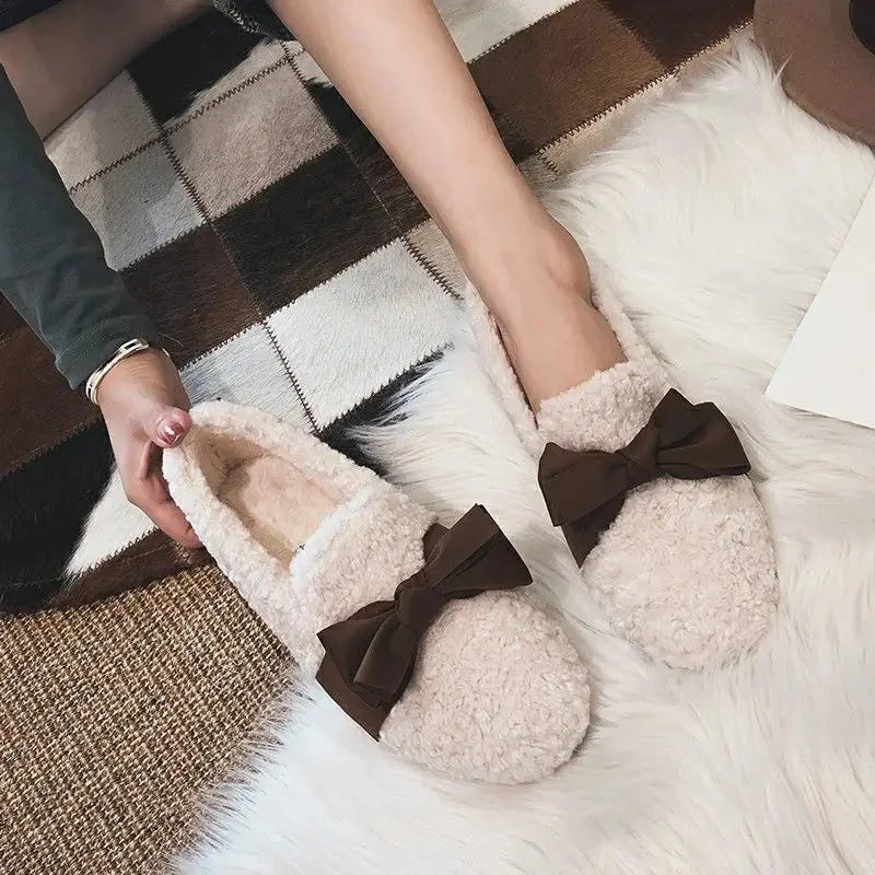 Chaussons mocassins femme