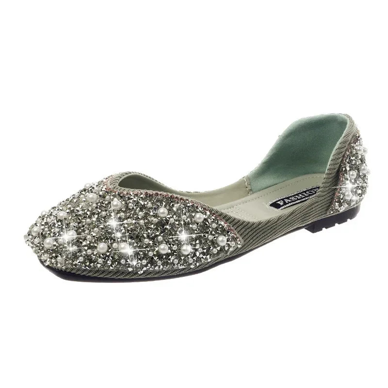 Mocassin clouté femme