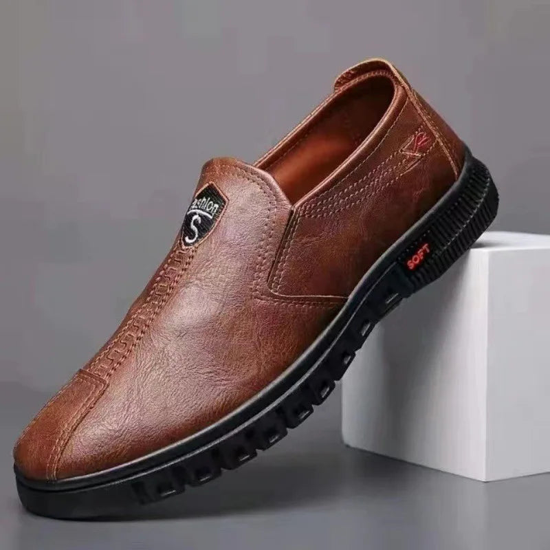 Mocassin cuir homme