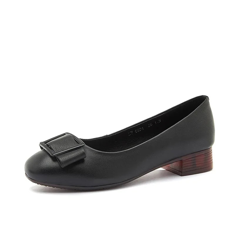 Mocassin femme camel cuir