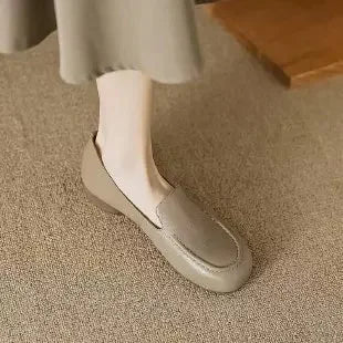 Mocassin large femme