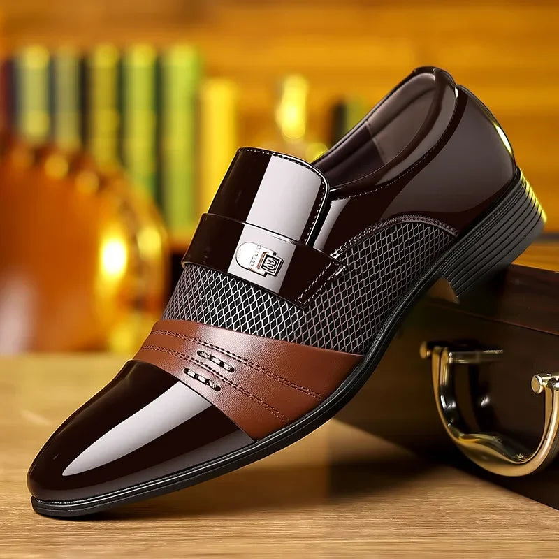 Mocassin bordeaux homme