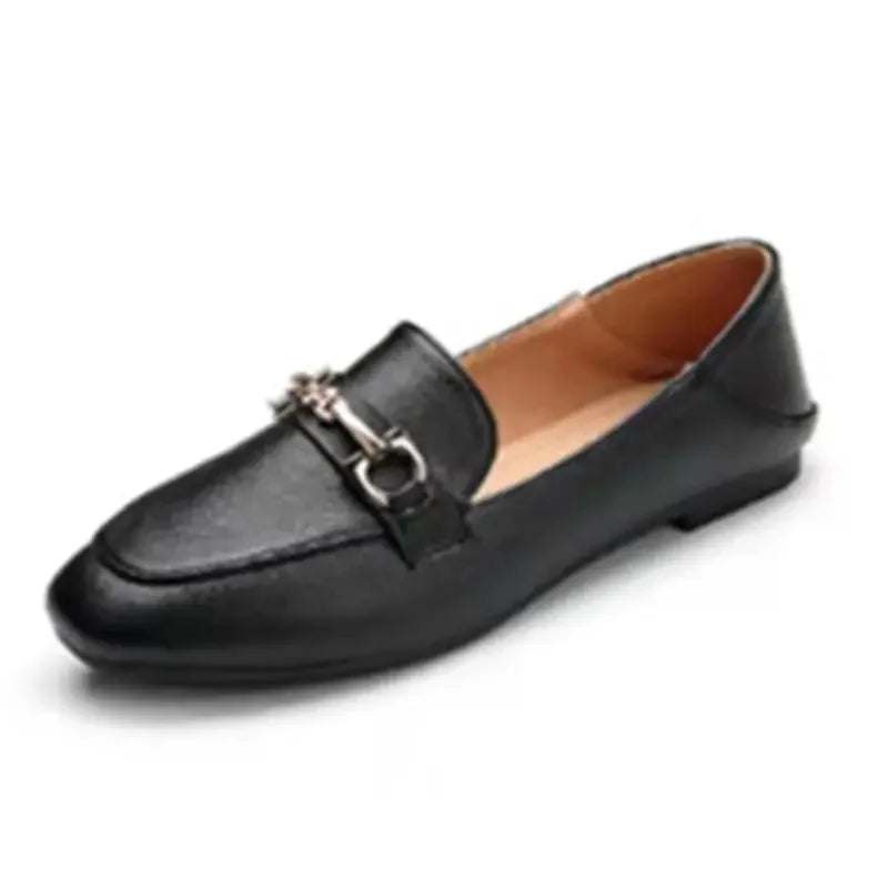Mocassin plat femme