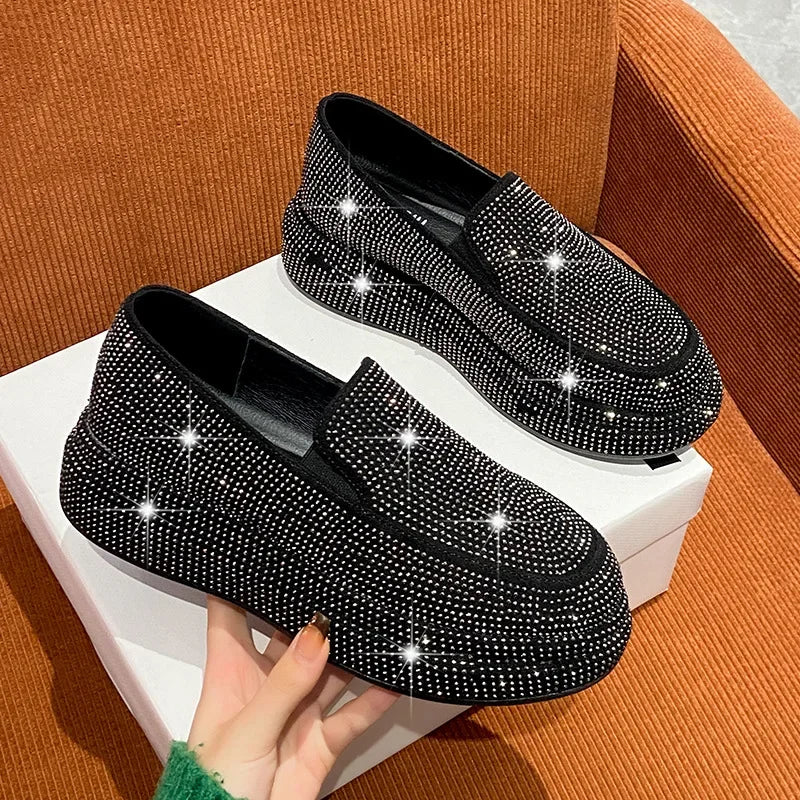 Mocassin strass