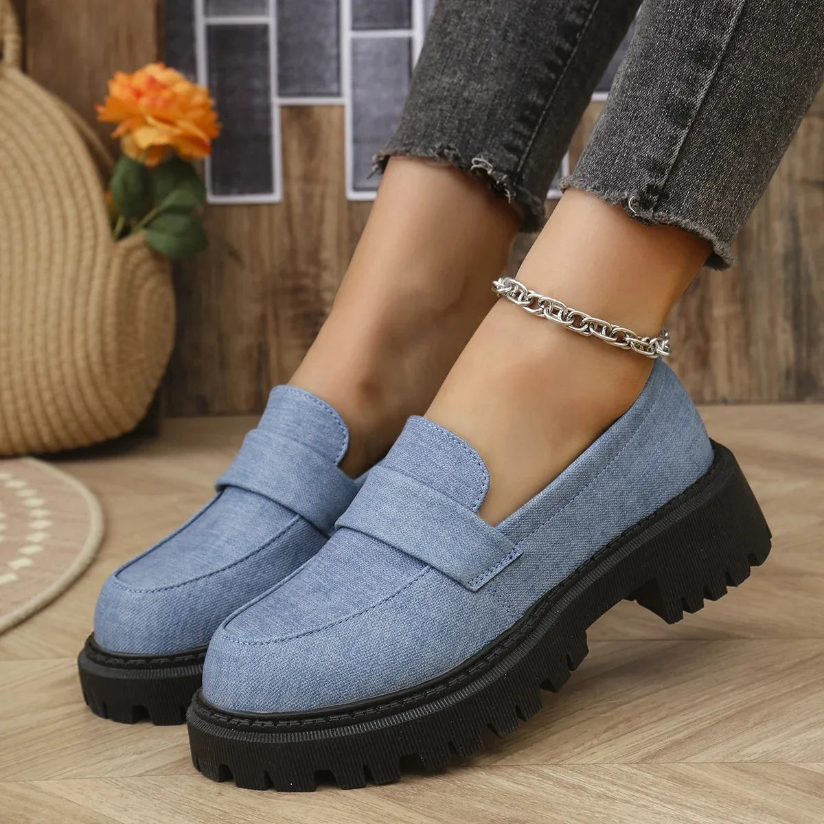 Mocassin suede