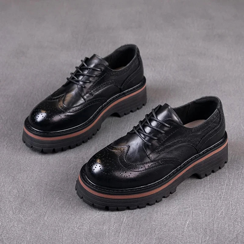 Mocassin derby femme