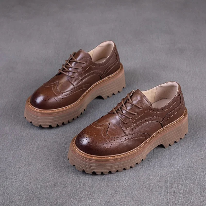 Mocassin derby femme