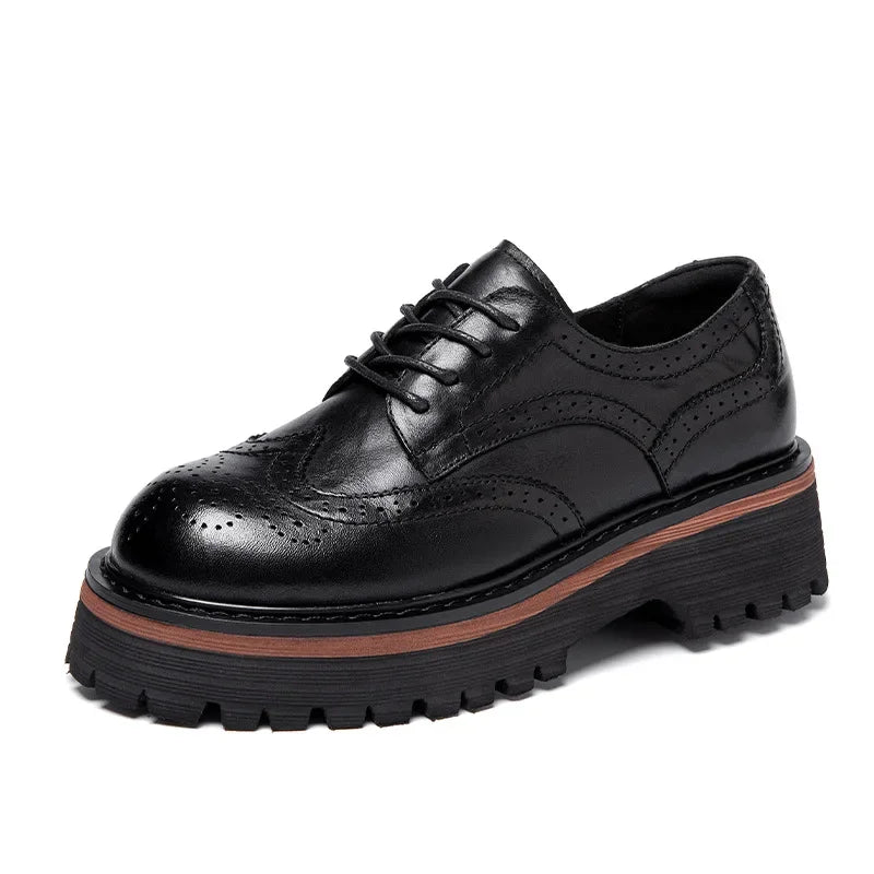 Mocassin derby femme