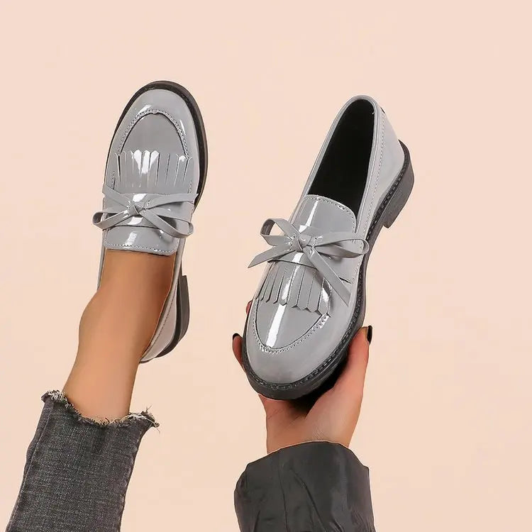 mocassin bordeaux femme