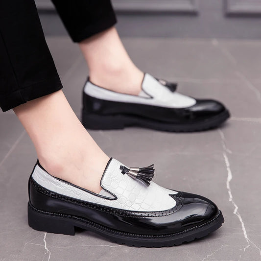 Mocassin bicolore