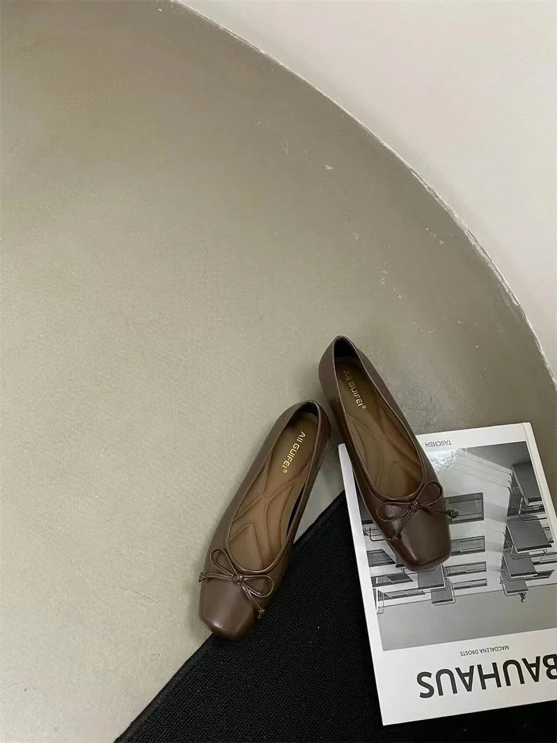 Mocassin bout carré