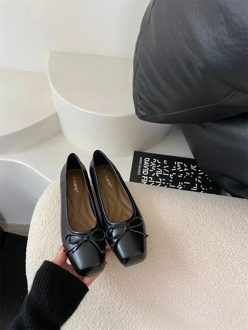 Mocassin bout carré