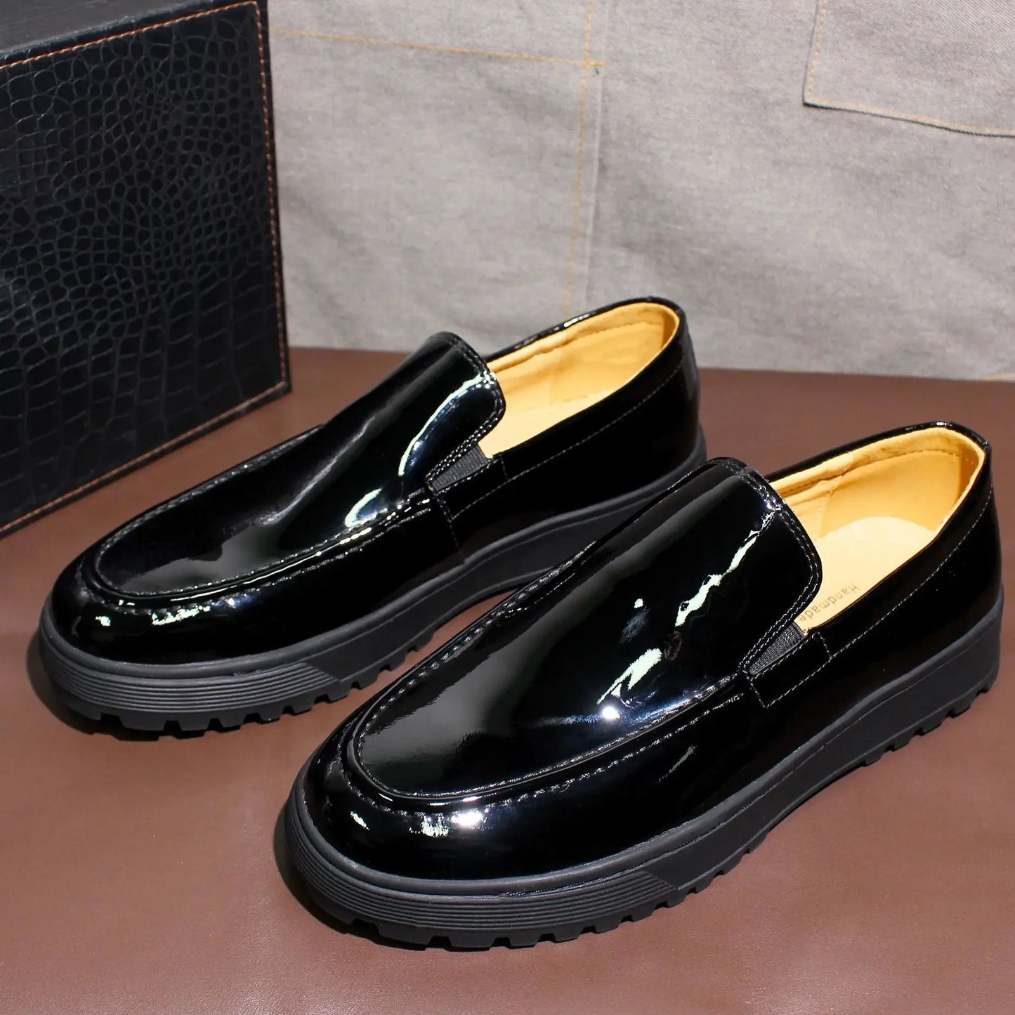Mocassin brillant 