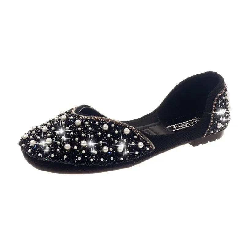 Mocassin clouté femme