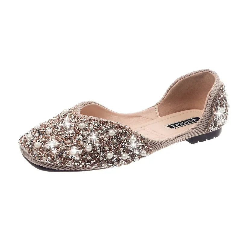 Mocassin clouté femme
