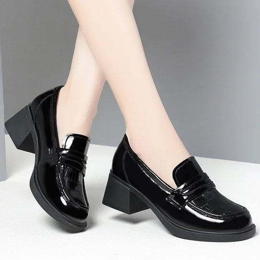 Mocassin college femme