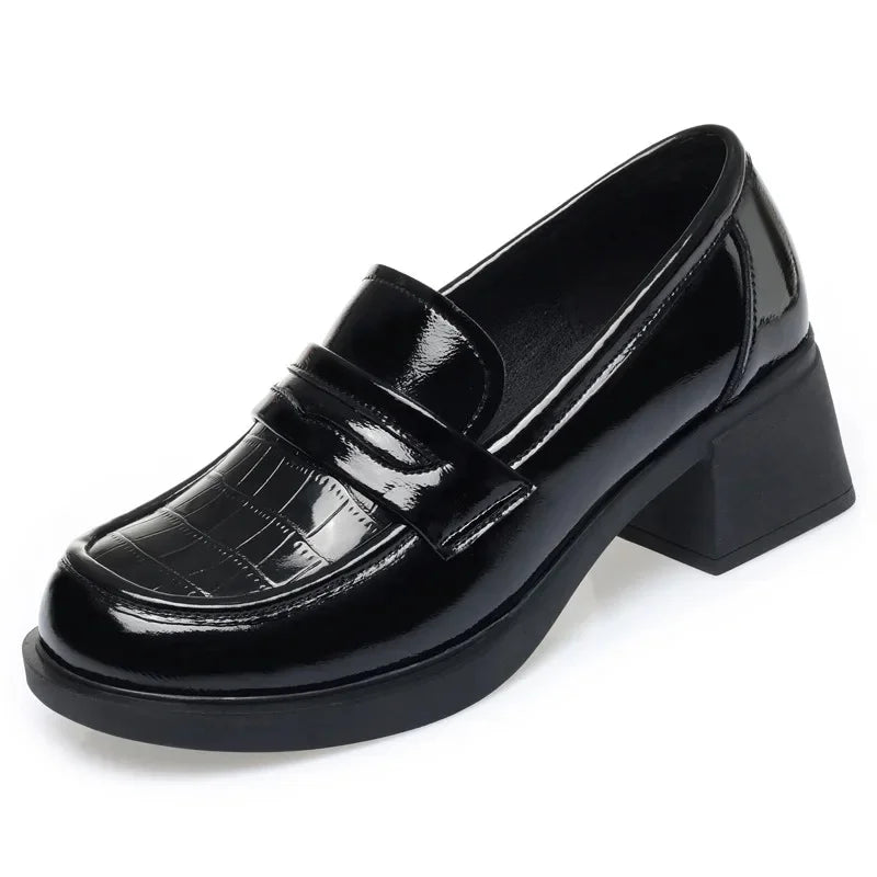 Mocassin college femme