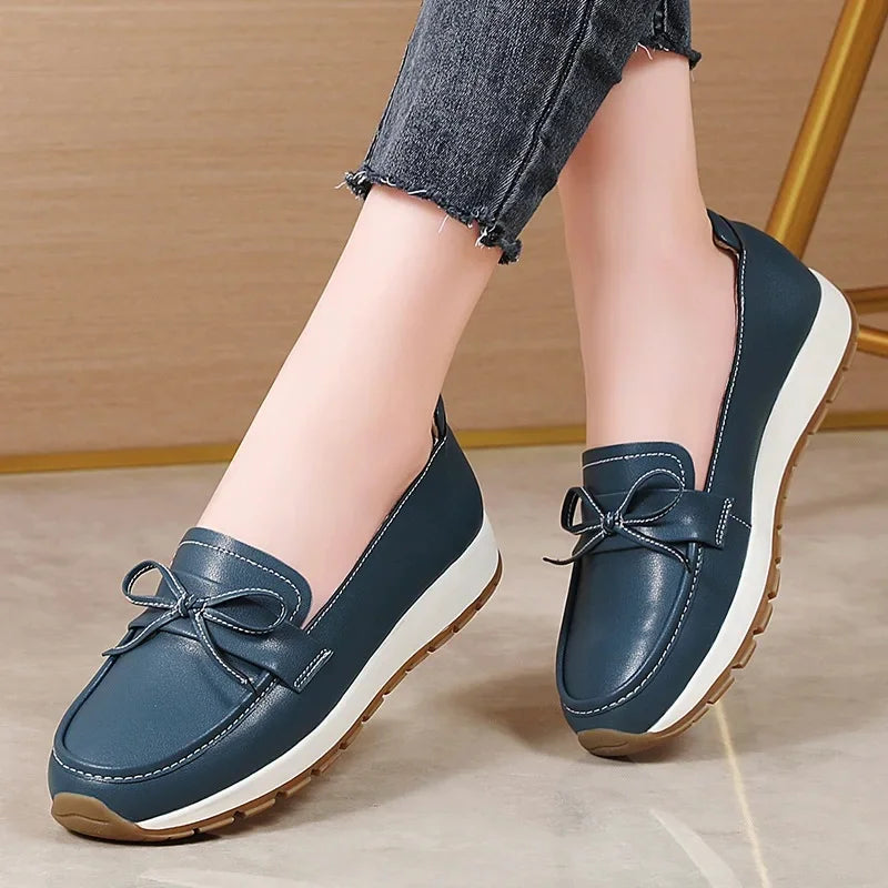 Mocassin confort femme