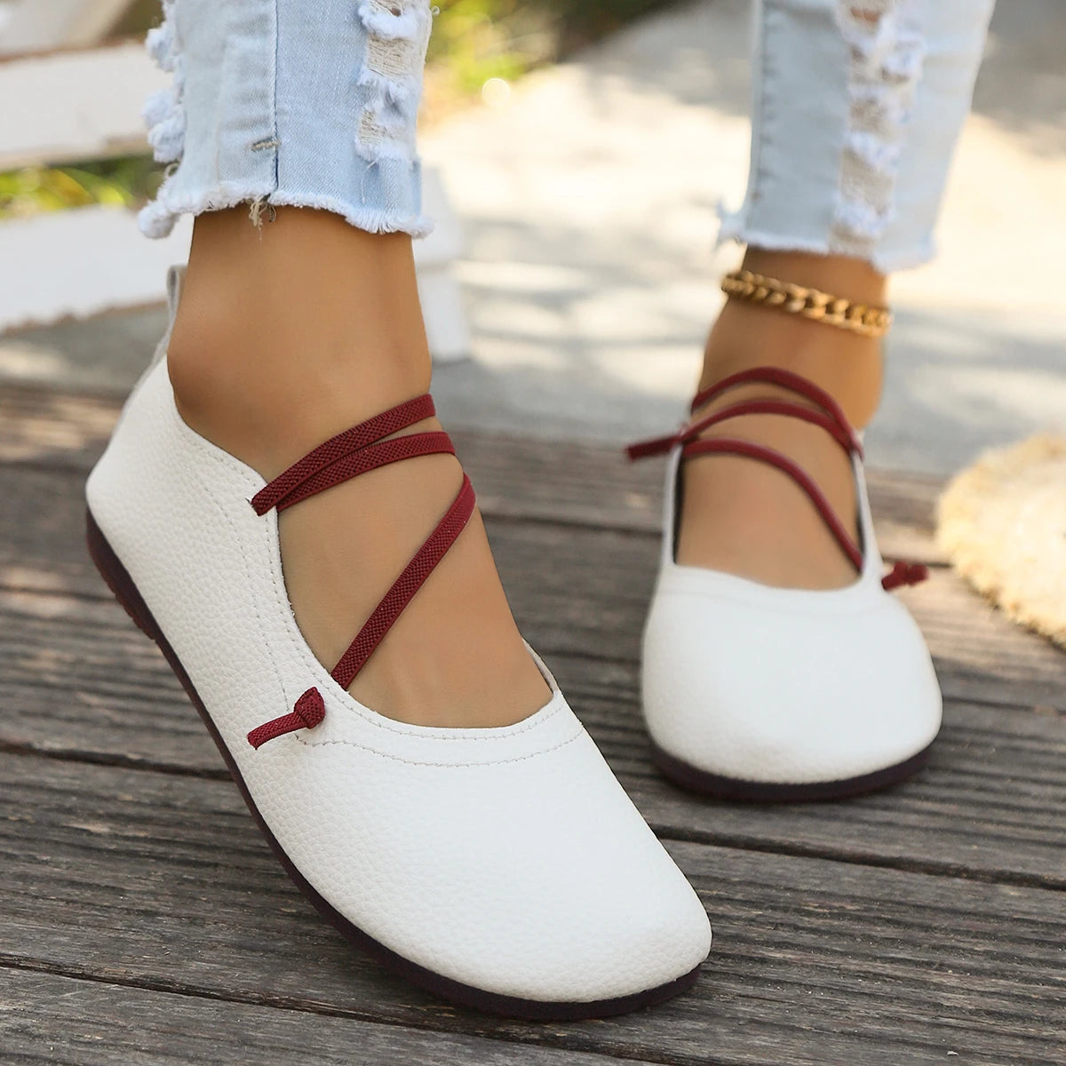 Mocassin confortable femme