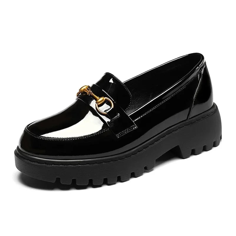 Mocassin crantée femme