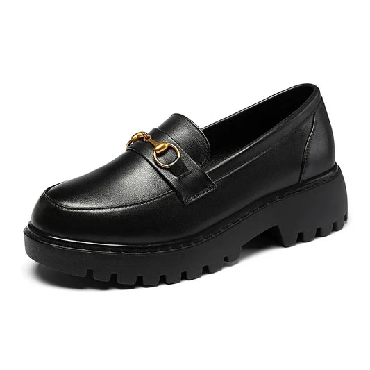 Mocassin crantée femme