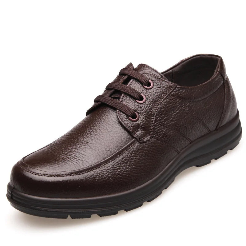 Mocassin cuir noir
