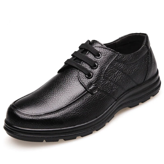 Mocassin cuir noir