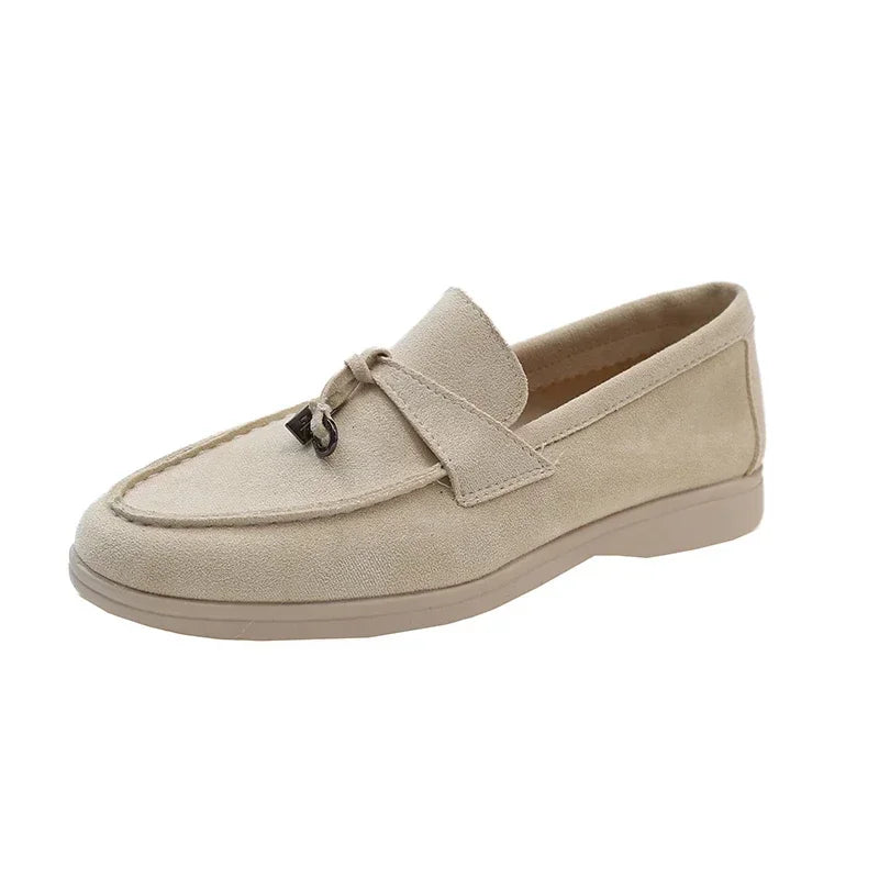 Mocassin en nubuck femme