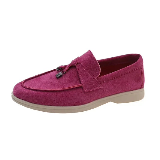 Mocassin en nubuck femme
