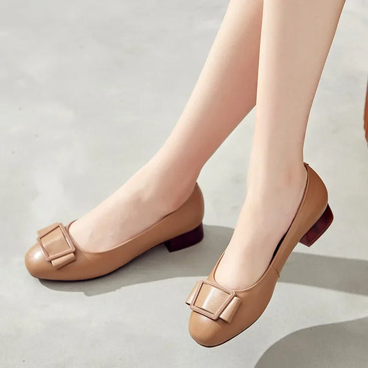 mocassin femme camel cuir