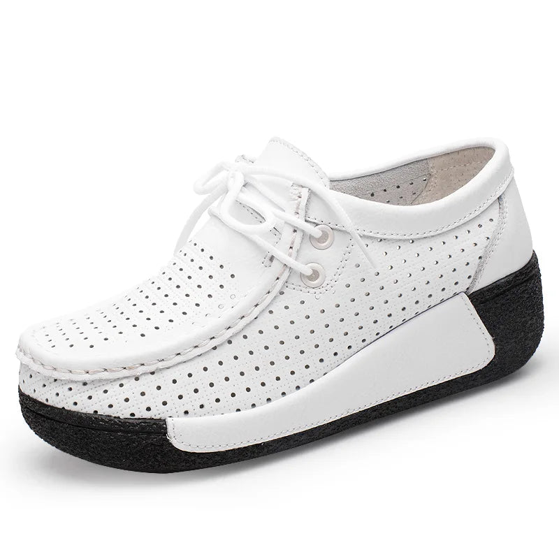 Mocassin femme cuir très souple