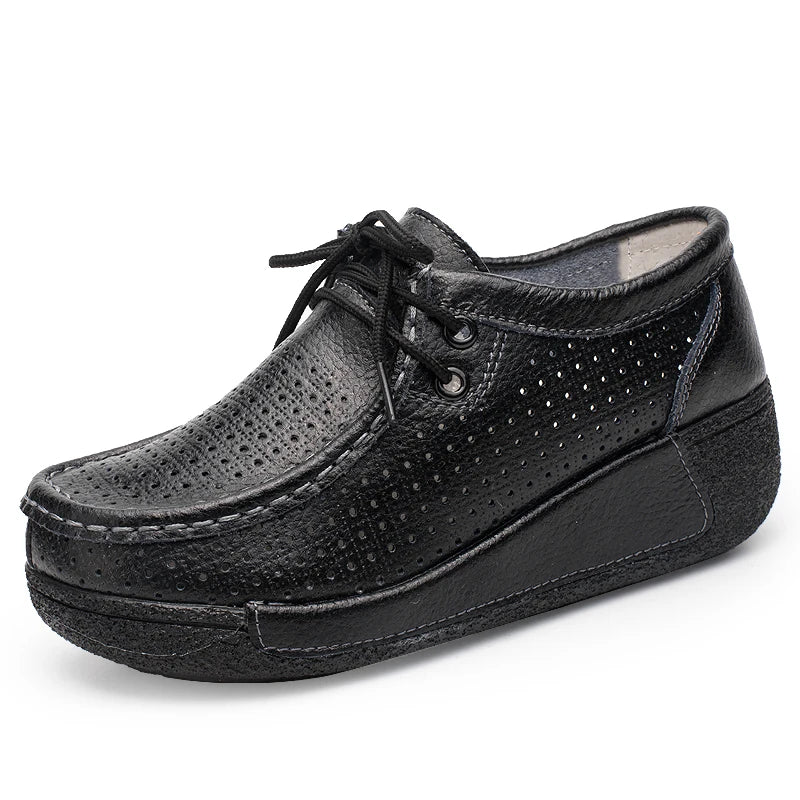 Mocassin femme cuir très souple