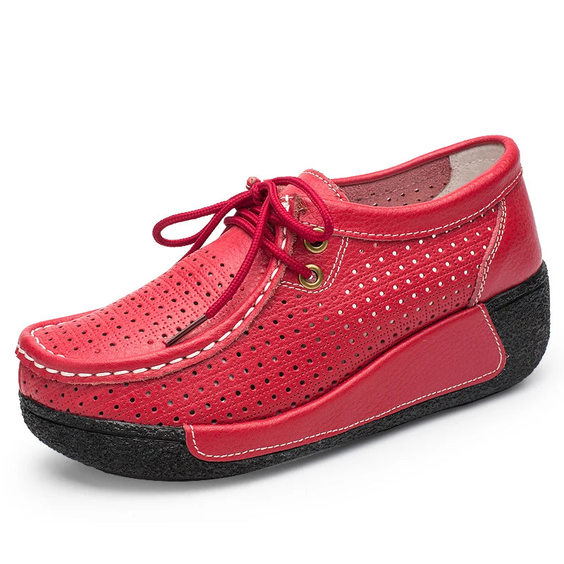 Mocassin femme cuir très souple