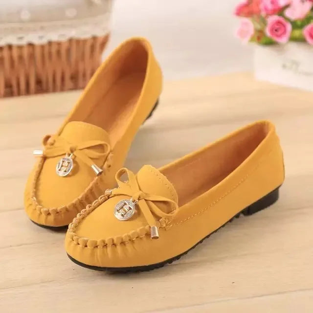 Mocassin femme daim noir