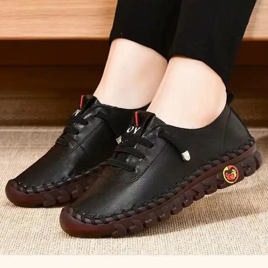 Mocassin femme lacet