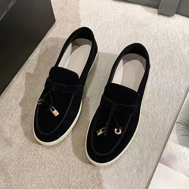 Mocassin femme vert