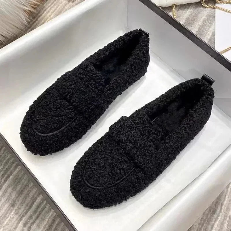 Mocassin fourrure