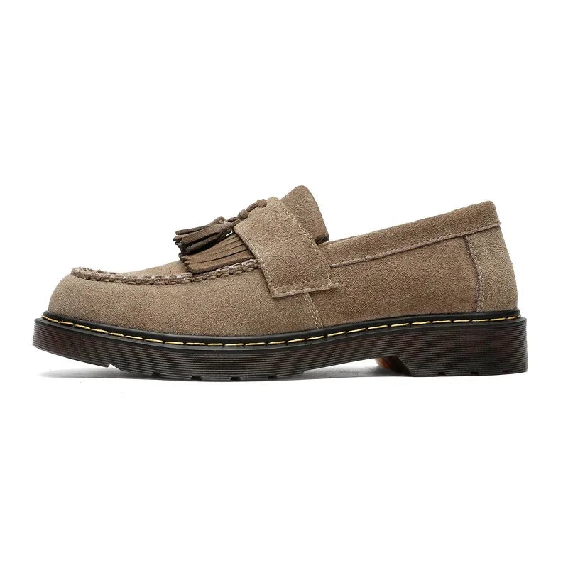 Mocassin frange femme