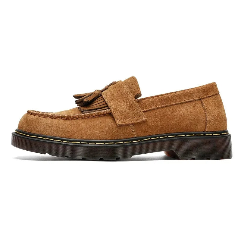 Mocassin frange femme