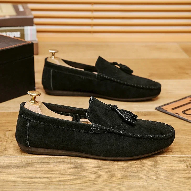 Mocassin homme gris