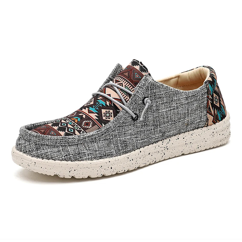 Mocassin homme toile