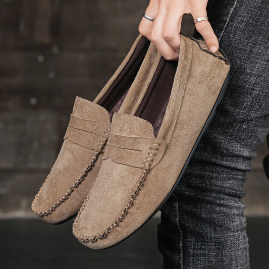 Mocassin marron clair