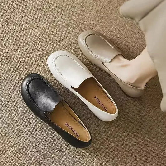 Mocassin large femme