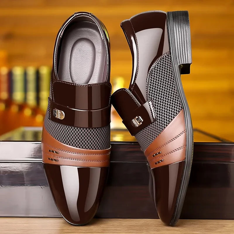 Mocassin bordeaux homme