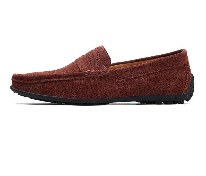 Mocassin beige homme