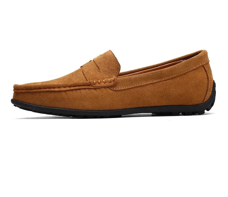 Mocassin beige homme