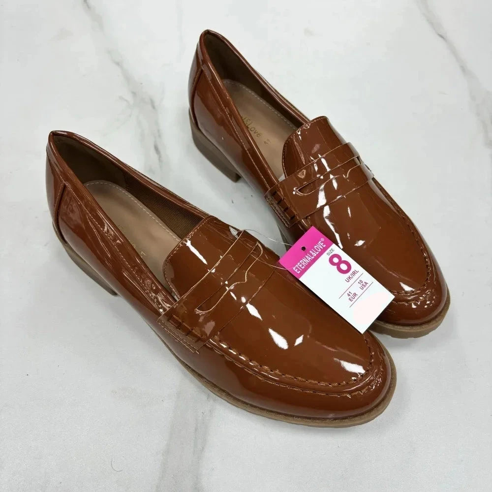 Mocassin rose poudré femme