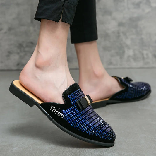 Mocassin mules homme