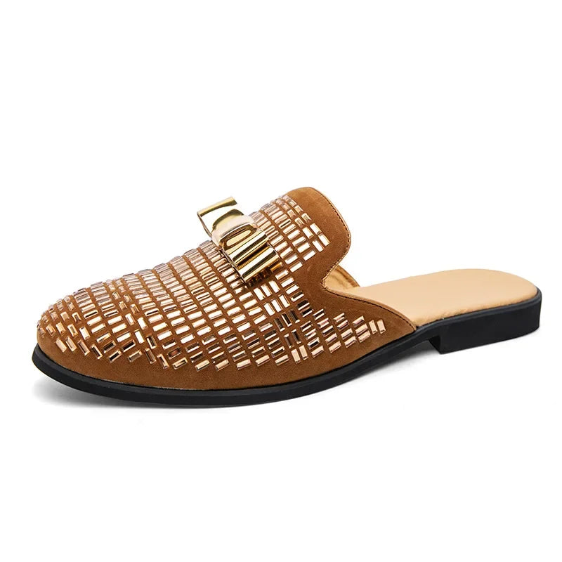 Mocassin mules homme