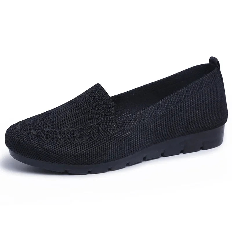 Mocassin violet femme